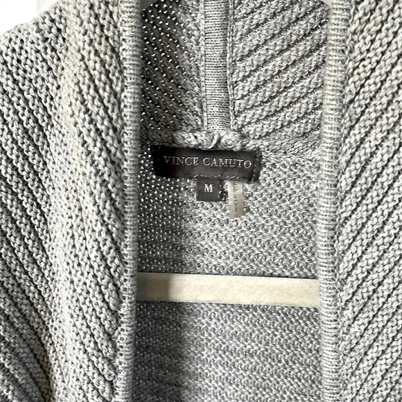 VINCE CAMUTO 100% Cotton Knit Open Cardigan Sweater, Size M - Picture 8 of 9